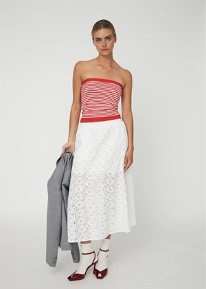 Cotton lace skirt White Stella Nova 